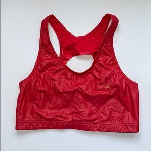 Lucas Hugh red sports bra